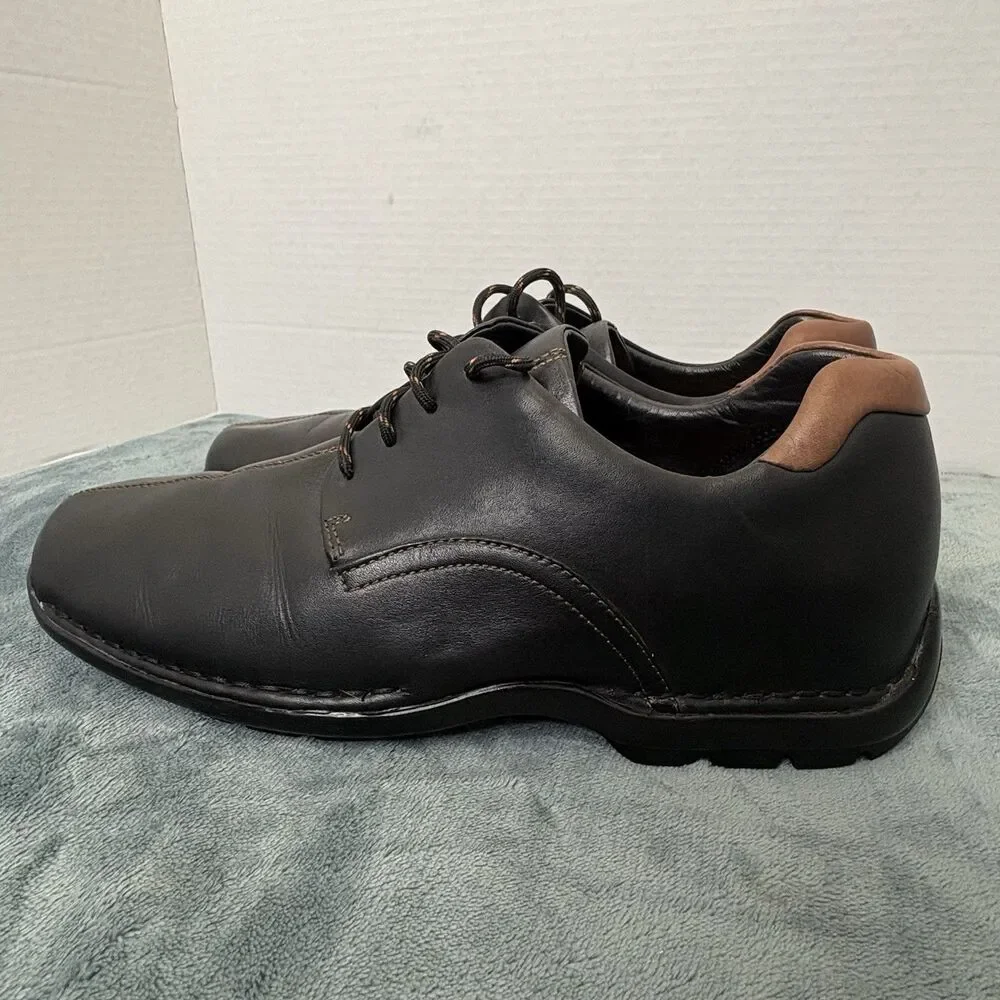 Cole Haan Zeno C07483 Black Leather Split toe Lace Up Oxford Shoes Mens 9 W
